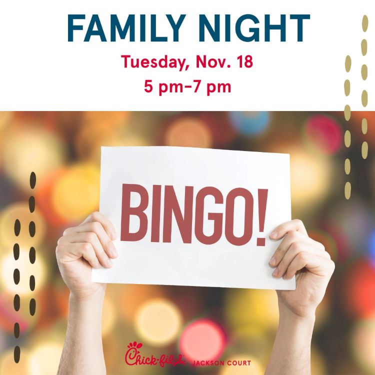 Chic-fil-a Bingo night