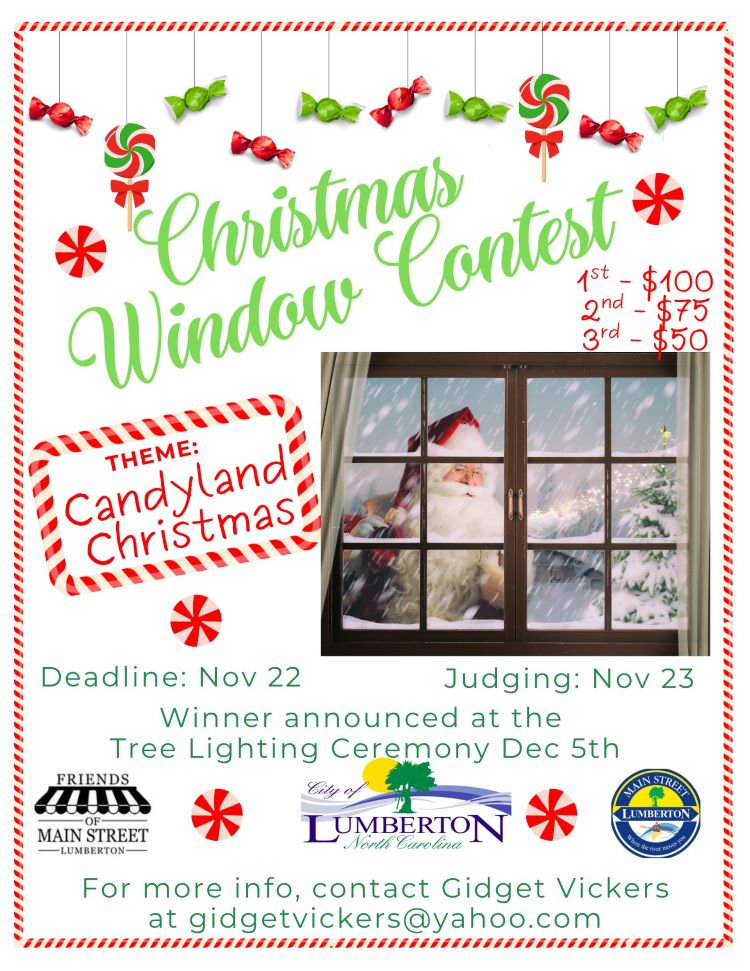 Christmas Window painting contest