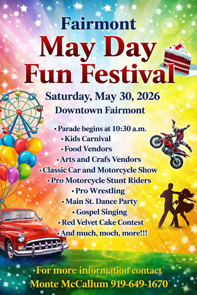 May Time Fun May Day Fun Festival - Fairmont | Lumberton Visitor's Bureau