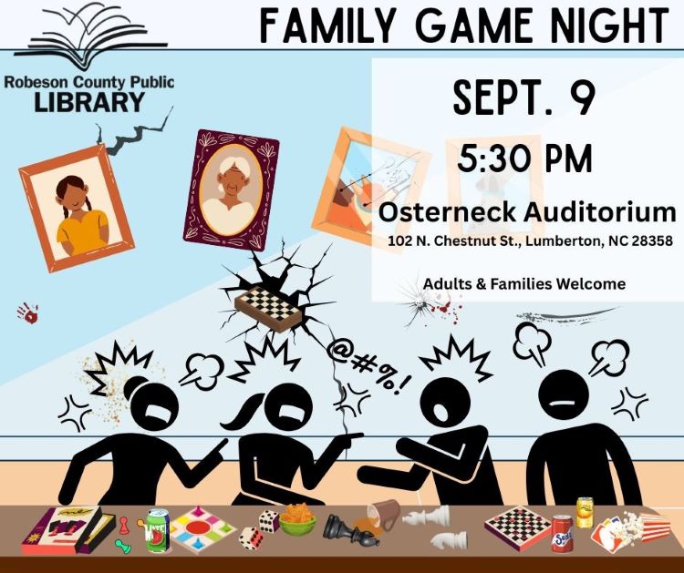 Rob Library Family Game Night