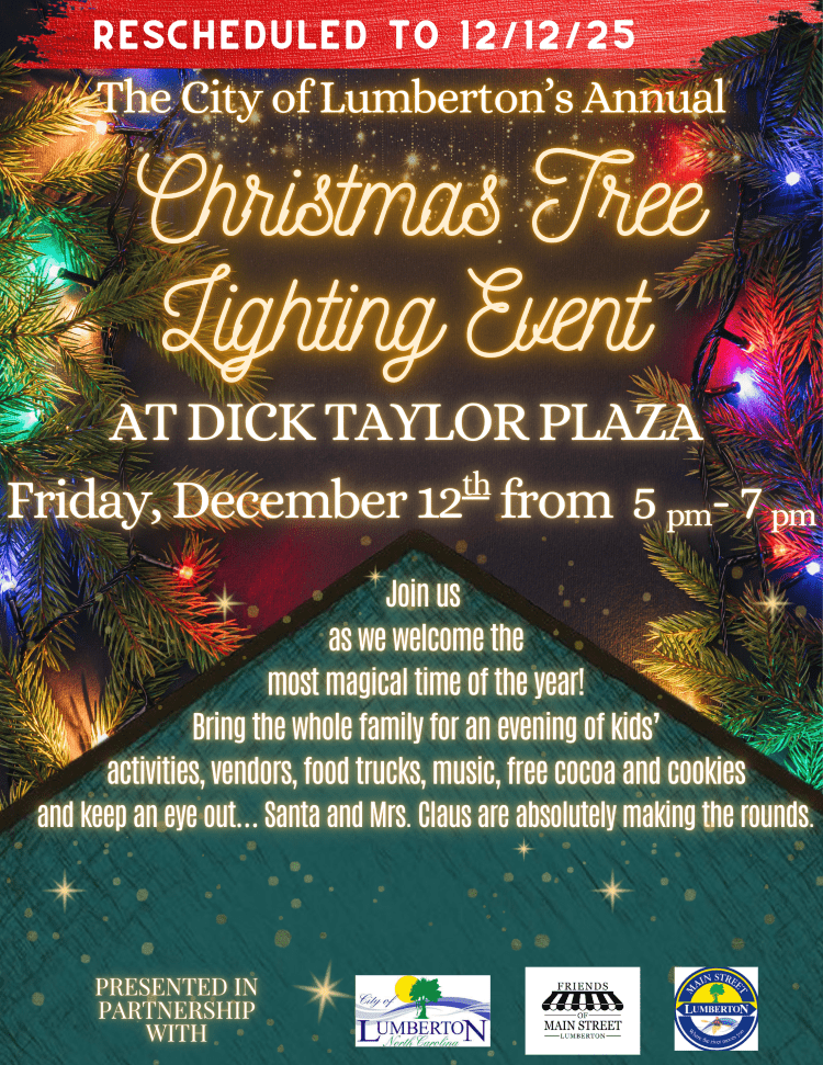 Tree Lighting reschedule